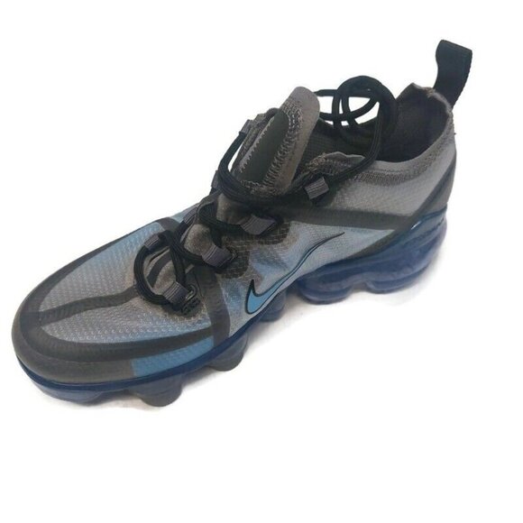 Nike Air Vapormax 2019 SAMPLE Gunsmoke LT Blue Black Size 3.5Y Womens Size 5 - Picture 4 of 10